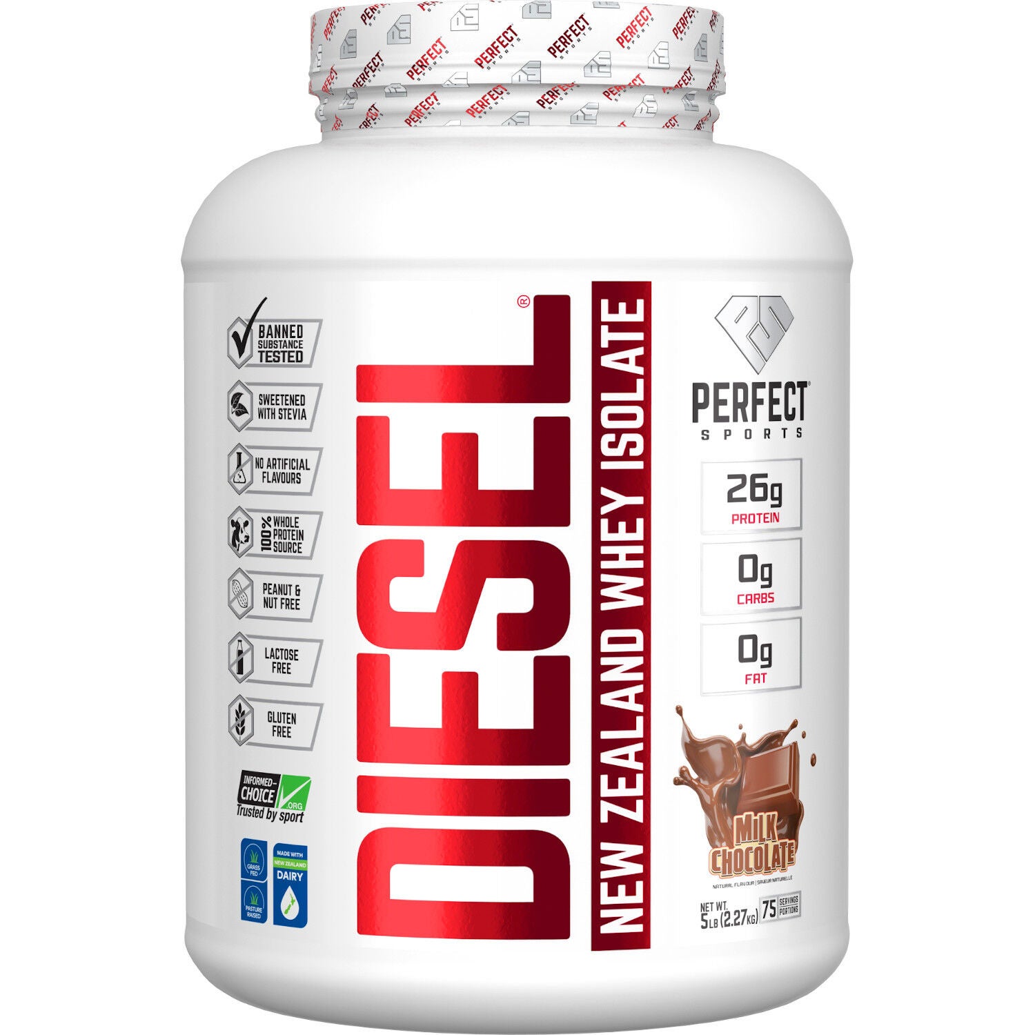 Lactos&eacute;rum Diesel Milk Chocolate | GNC